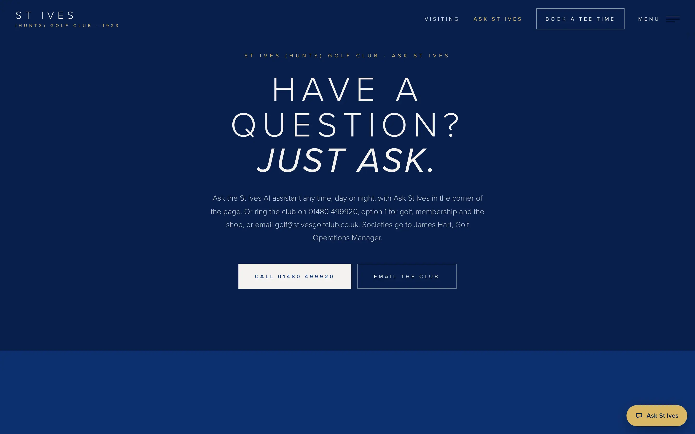 Crest on a computer: have a question? just ask.
