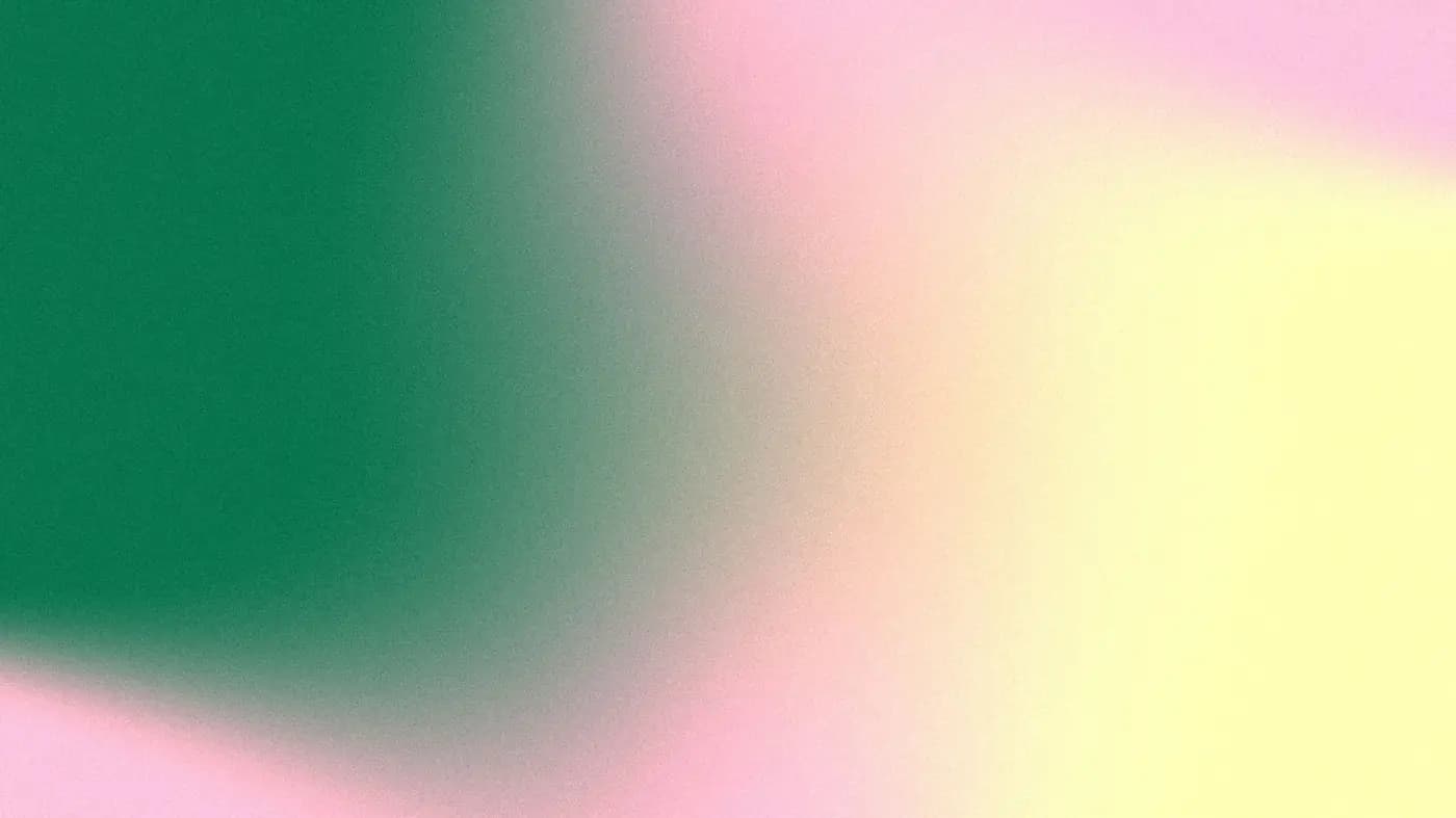 The green, pink and soft yellow Capture grain background.